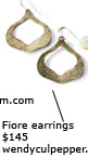 Fiore earrings ($145) http://www.wendyculpepper.com