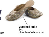 Sequined kicks ($40) http://www.blueplatefashion.com